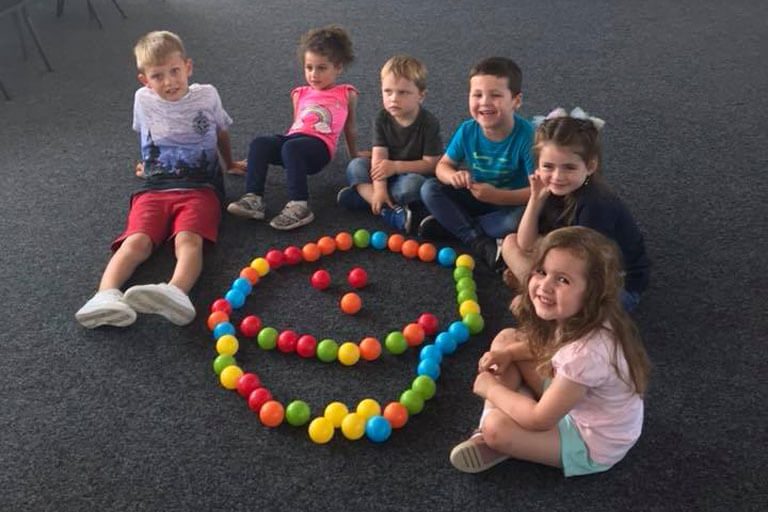 FCSS - kids at Tay FM for 500 Faces