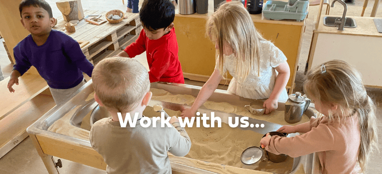 FCSS Job - children playing in a sand table