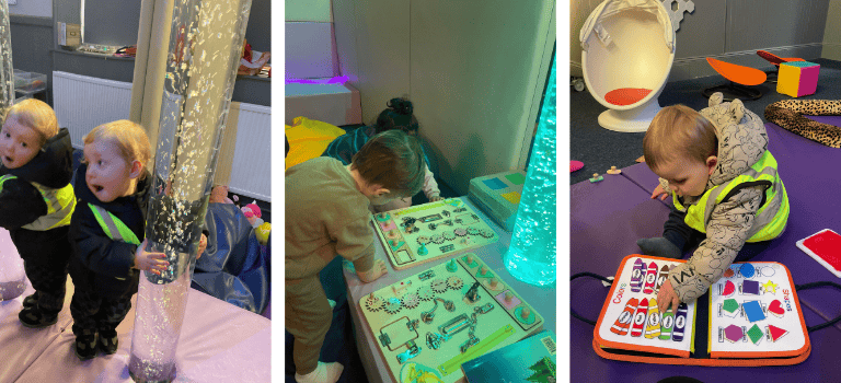 FCSS Blog - children using Mya's sensory room at CentreStage